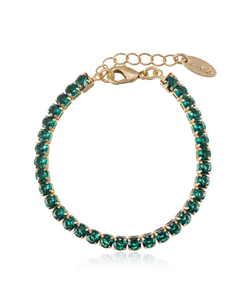 Gold Plated Giselle Sparkle Crystal Bracelet