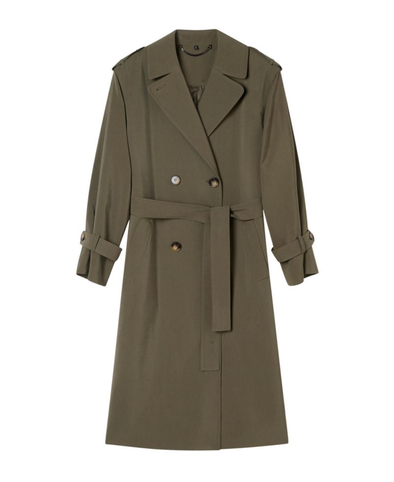 Women's Riley Belted Long Trench Coat
