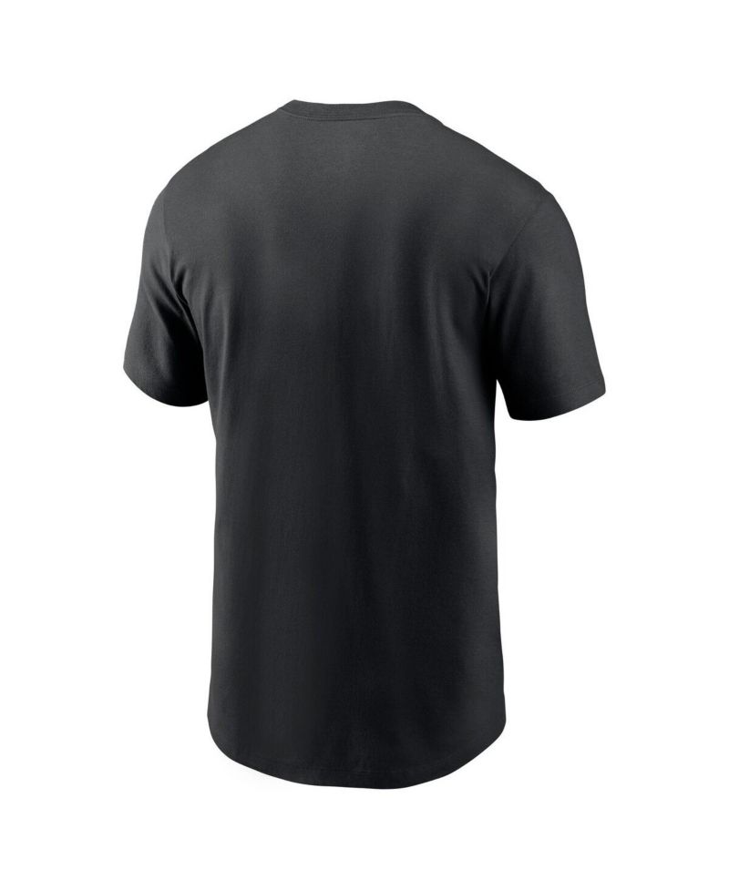 Men's Black Detroit Lions Primetime Wordmark Essential T-Shirt