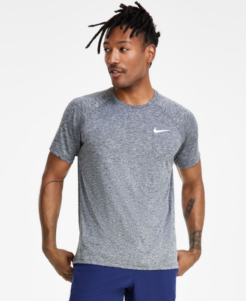 Men's Hydroguard Dri-FIT Stretch UPF 40+ Heather Rash Guard