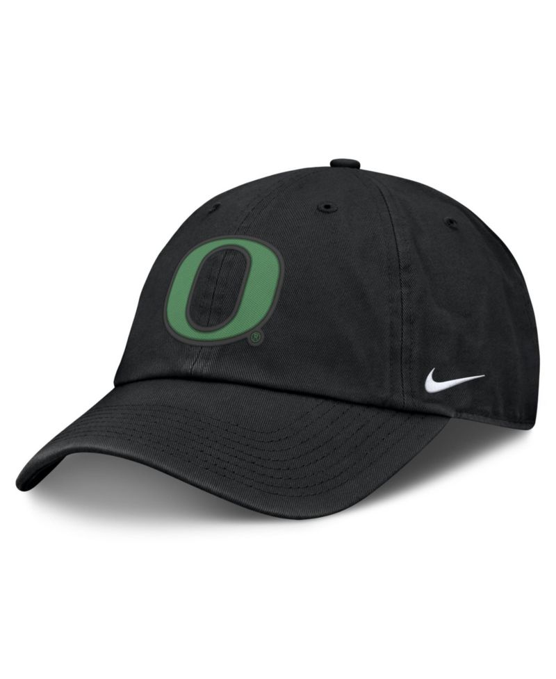 Men's Black Oregon Ducks Club Dri-FIT Adjustable Hat