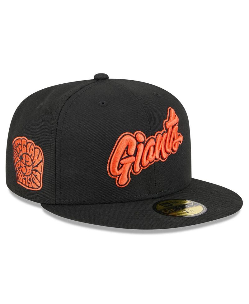 Men's Black San Francisco Giants 2025 City Connect Wordmark 59FIFTY Fitted Hat