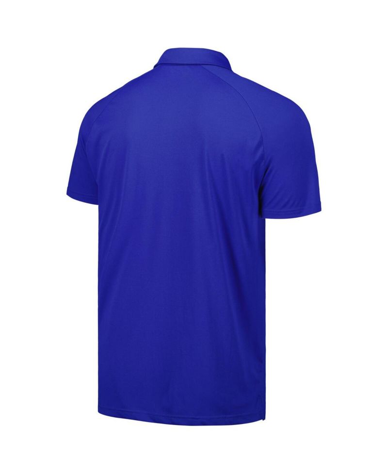 Men's Royal Los Angeles Dodgers Sector Batter Up Raglan Polo Shirt