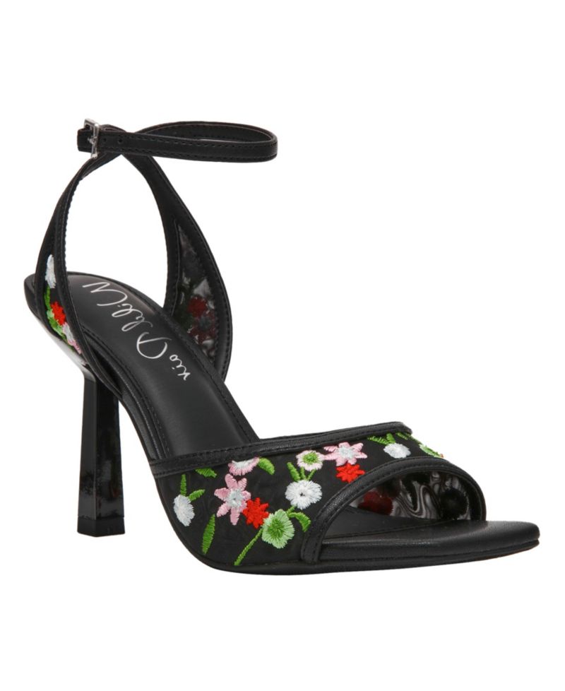 Erynn Dress Embroidered High Heel Sandals