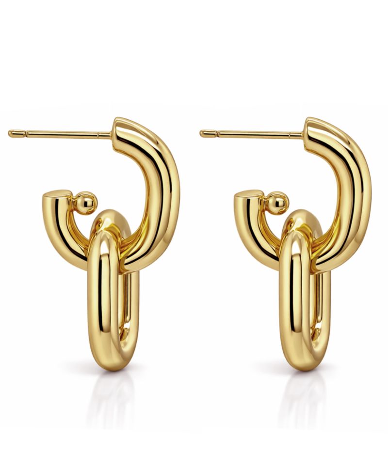 Link Drop Post Earring