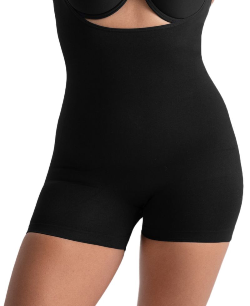 Women's Open Bust Bodysuit Shaper Short 73005