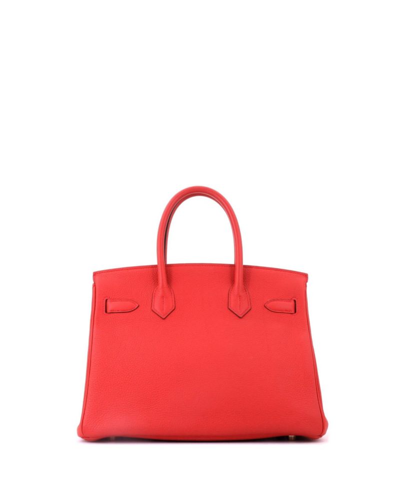 Birkin 30 Handbag Red Togo with Gold Hardware