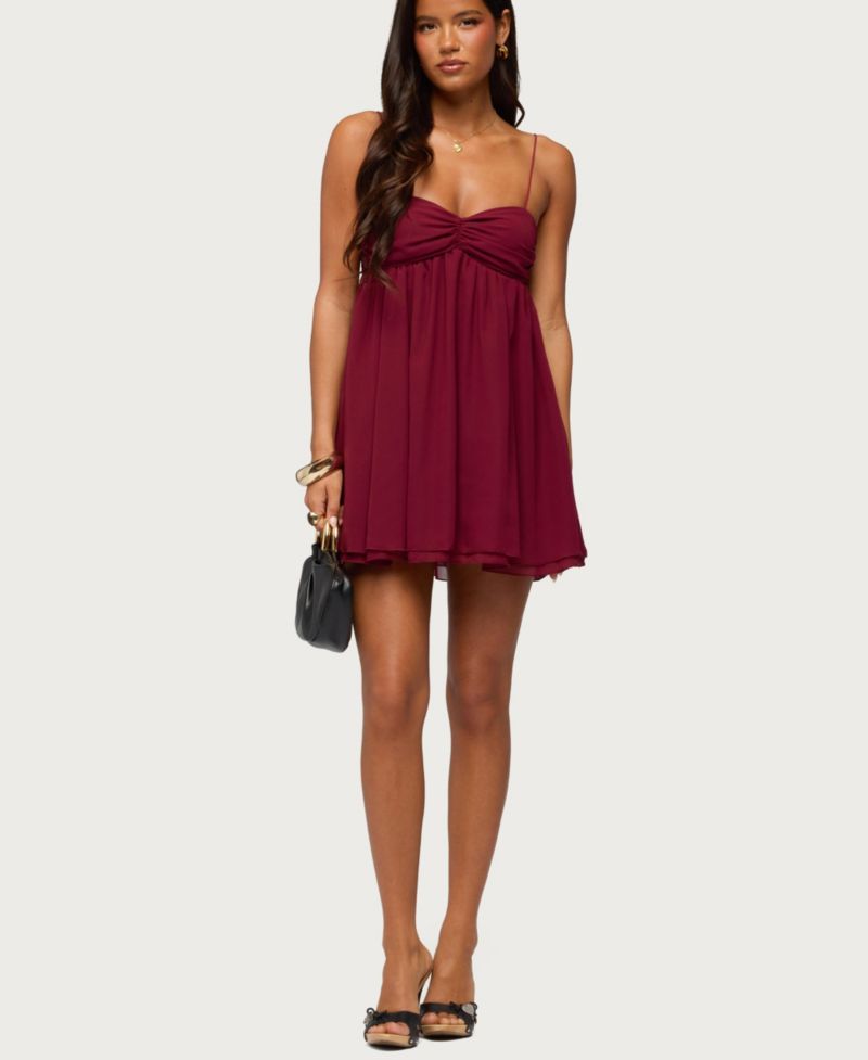 Women's Ariellah Chiffon Babydoll Mini Dress