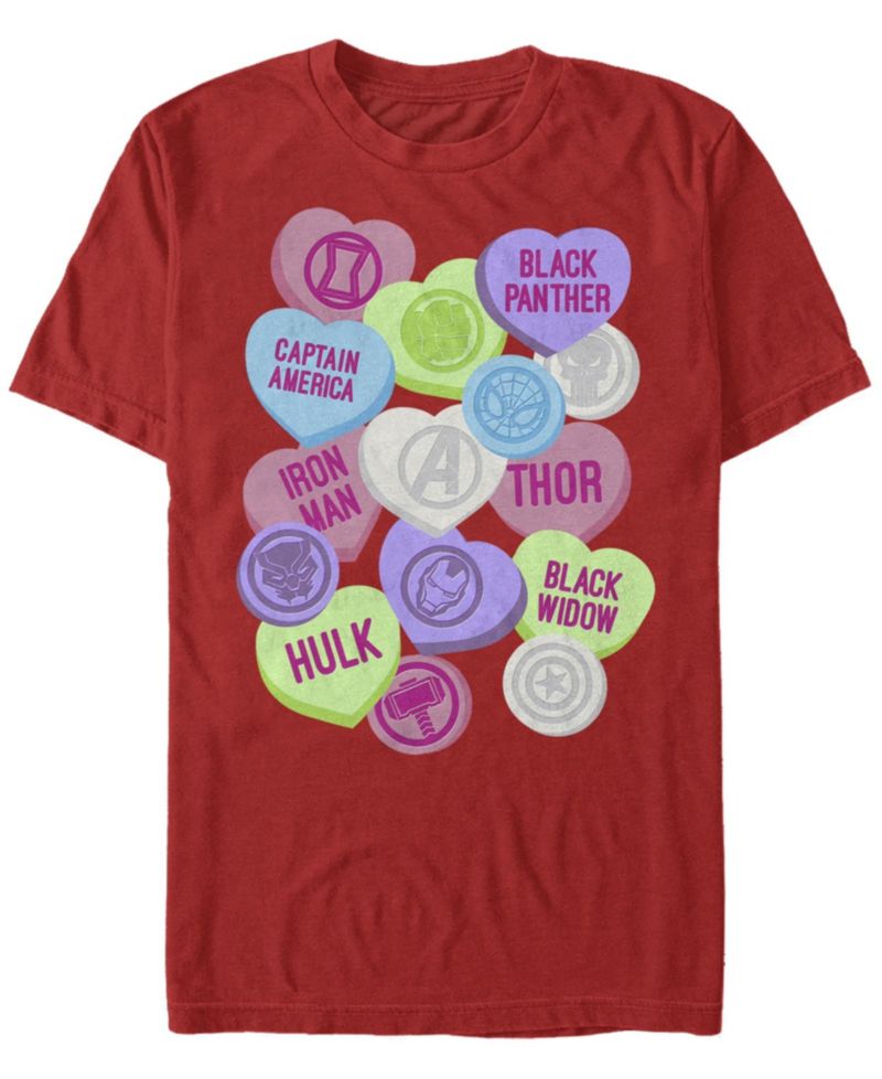 Men's Candy Icons Marvel Short Sleeve Crew T-shirt