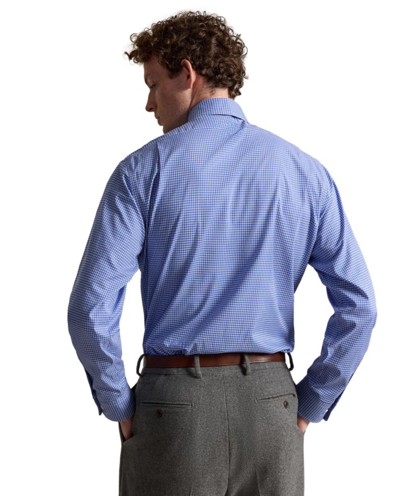 Men's Regent Checked Poplin Classic-Fit Shirt