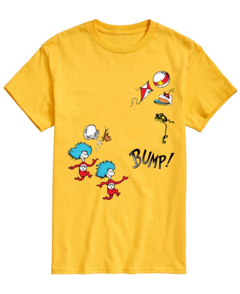 Men's Dr. Seuss Thing And Fish Short-Sleeve Graphic T-Shirt
