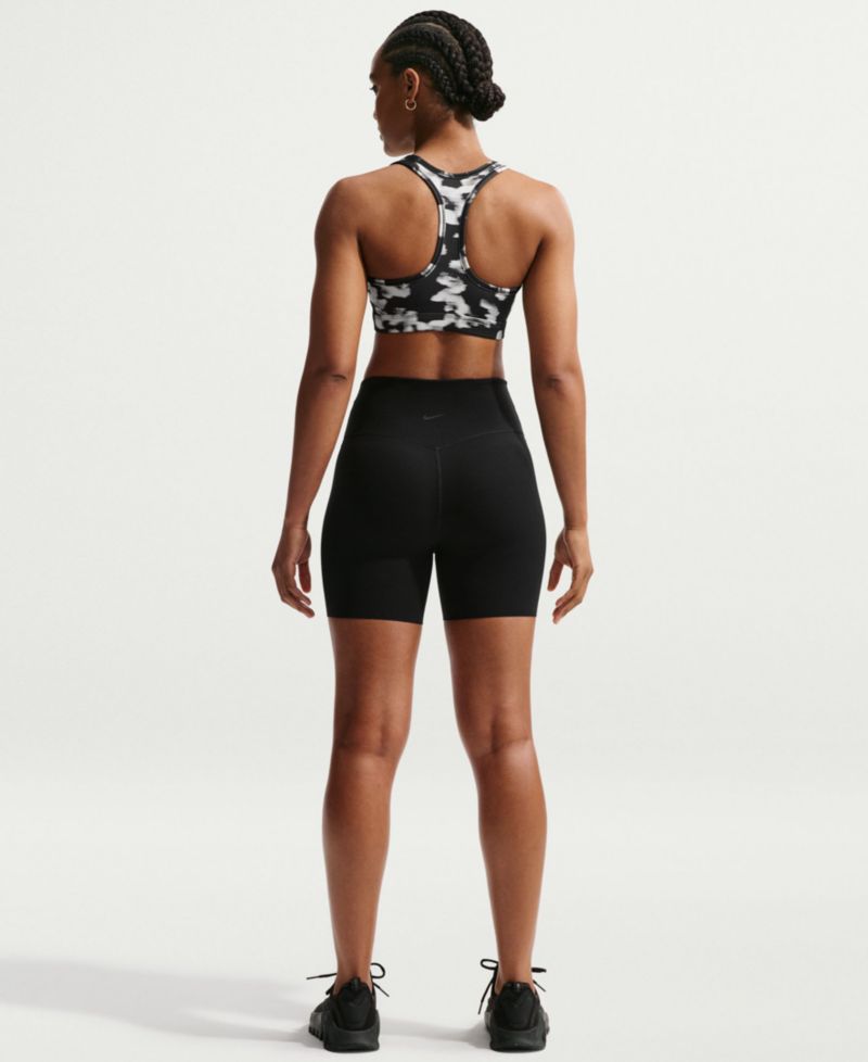 Women's Swoosh Medium Support Padded Printed Sports Bra
