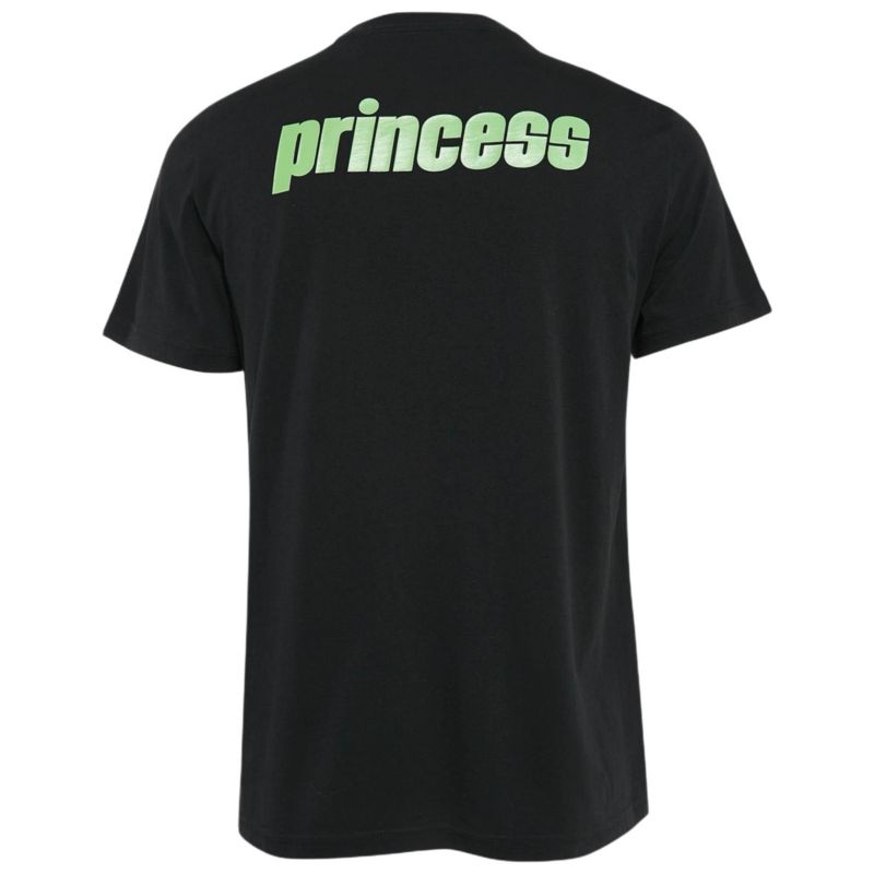 Women's Black Princess Print Cotton T-Shirt