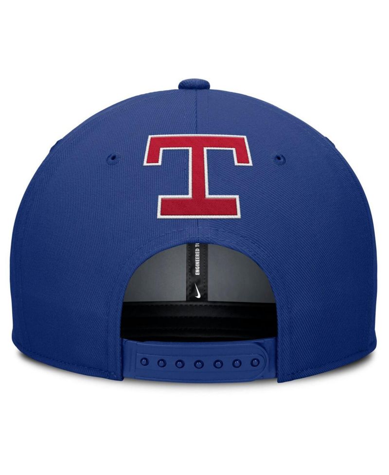 Men's Gray/Royal Texas Rangers Pro Performance Snapback Hat