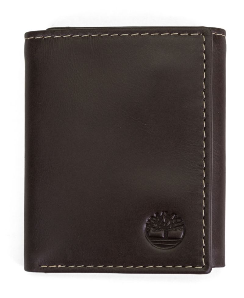 Men's Cloudy Trifold Leather Wallet