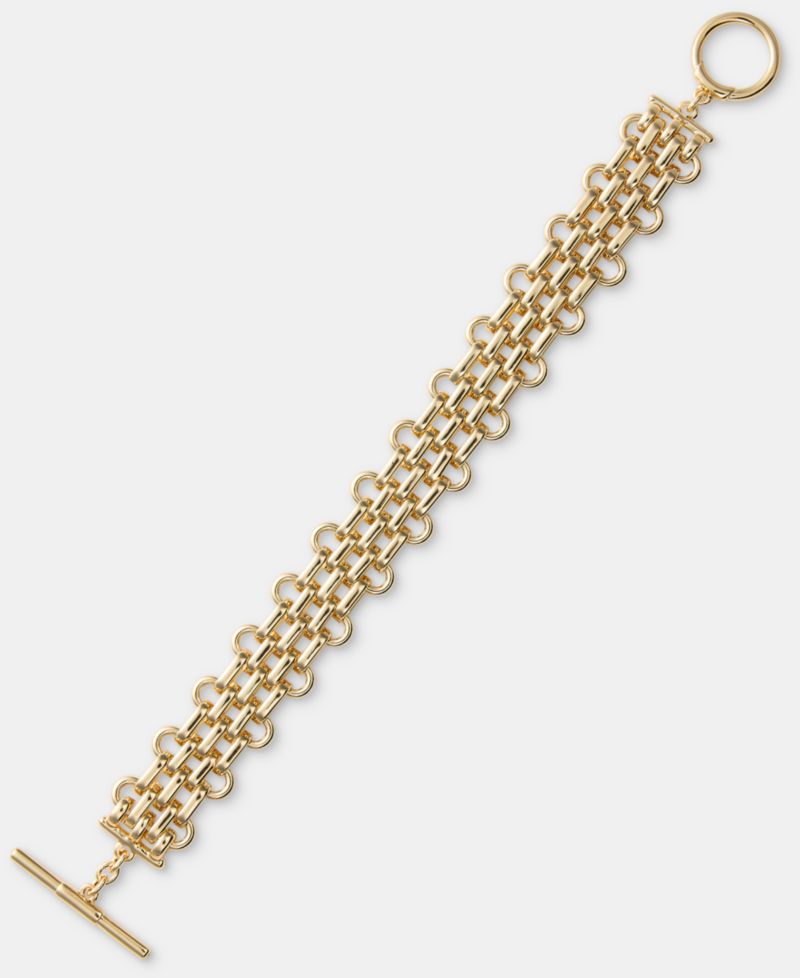 Rolo Chain Statement Flex Bracelet
