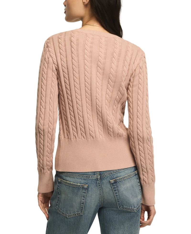 Women's Cloud Soft Cable-Knit Cardigan Sweater