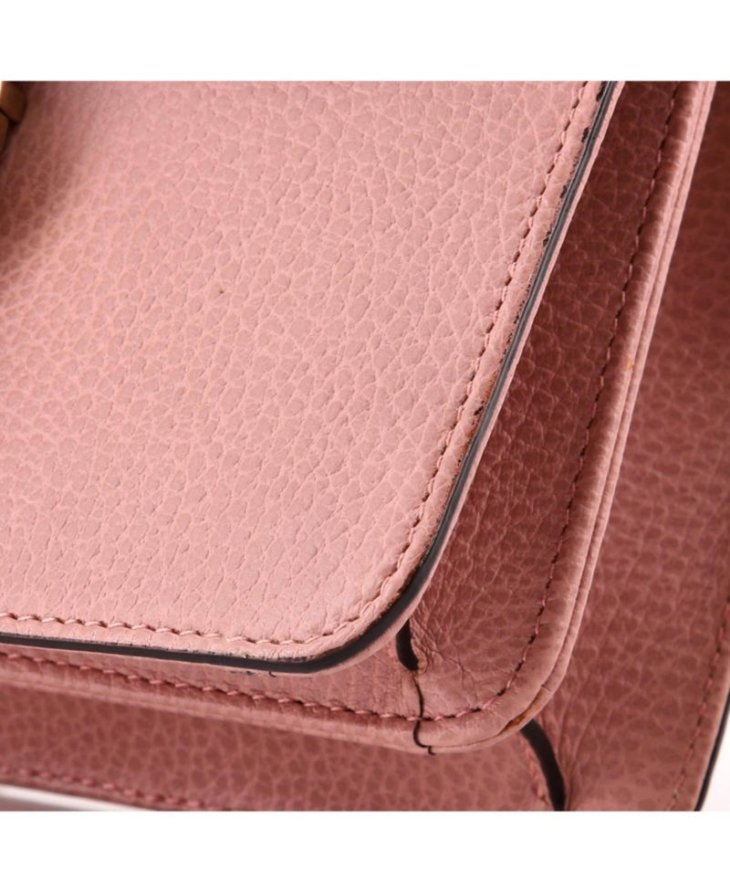Small Interlocking Shoulder Bag Leather