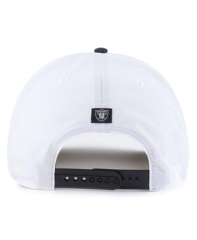 Men's White/Black Las Vegas Raiders Suburbia Hitch Two-Tone Adjustable Hat