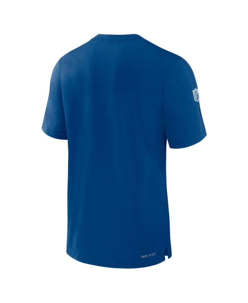 Men's Royal Indianapolis Colts Sideline Player Performance T-Shirt