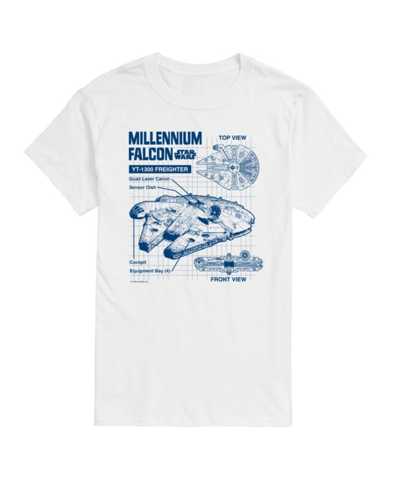 Men's Star Wars Millennium Falcon Short Sleeve T-Shirt