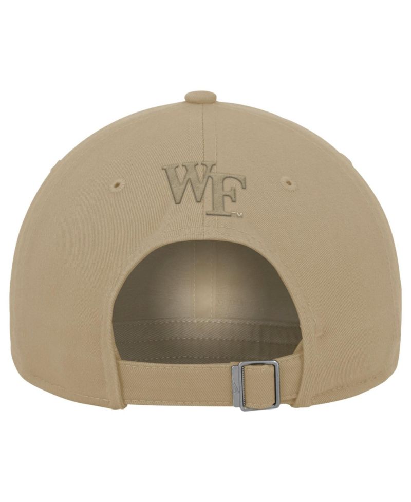 Men's Beige Wake Forest Demon Deacons Club Adjustable Hat