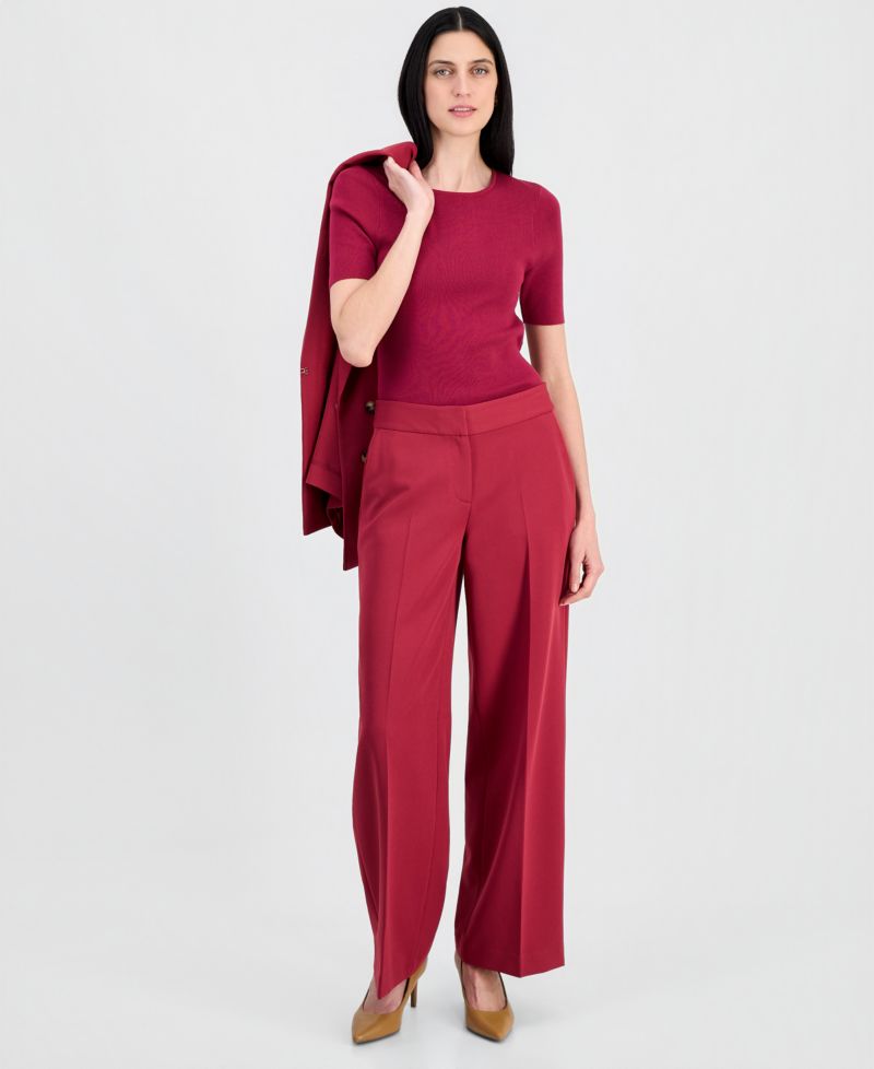 Women's Clean-Waist Wide-Leg Pants