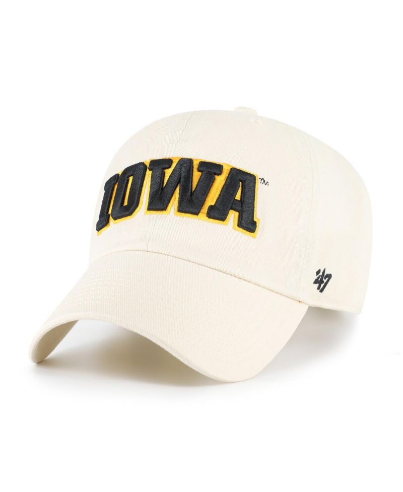 Men's Sand Iowa Hawkeyes Clean Up Adjustable Hat