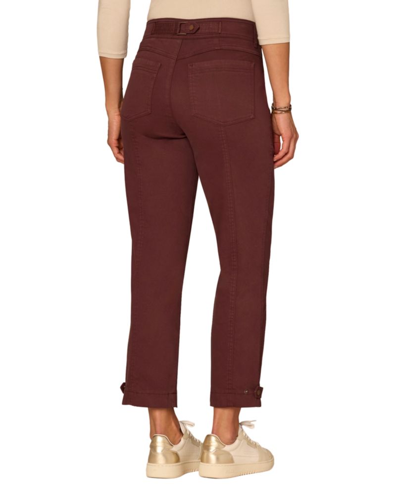 Petite "Ab"solution High-Rise Tapered Utility Pants