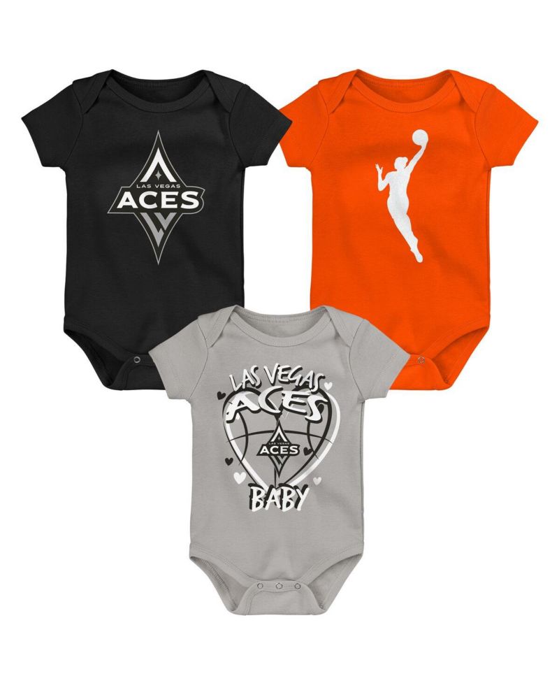 Newborn 3-Piece Las Vegas Aces Slide Home Creeper Set