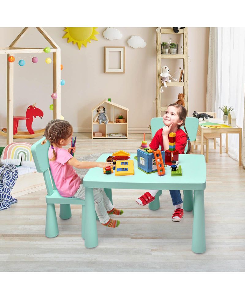 Kids Activity Table and 2-Chair Set, 3 Pieces