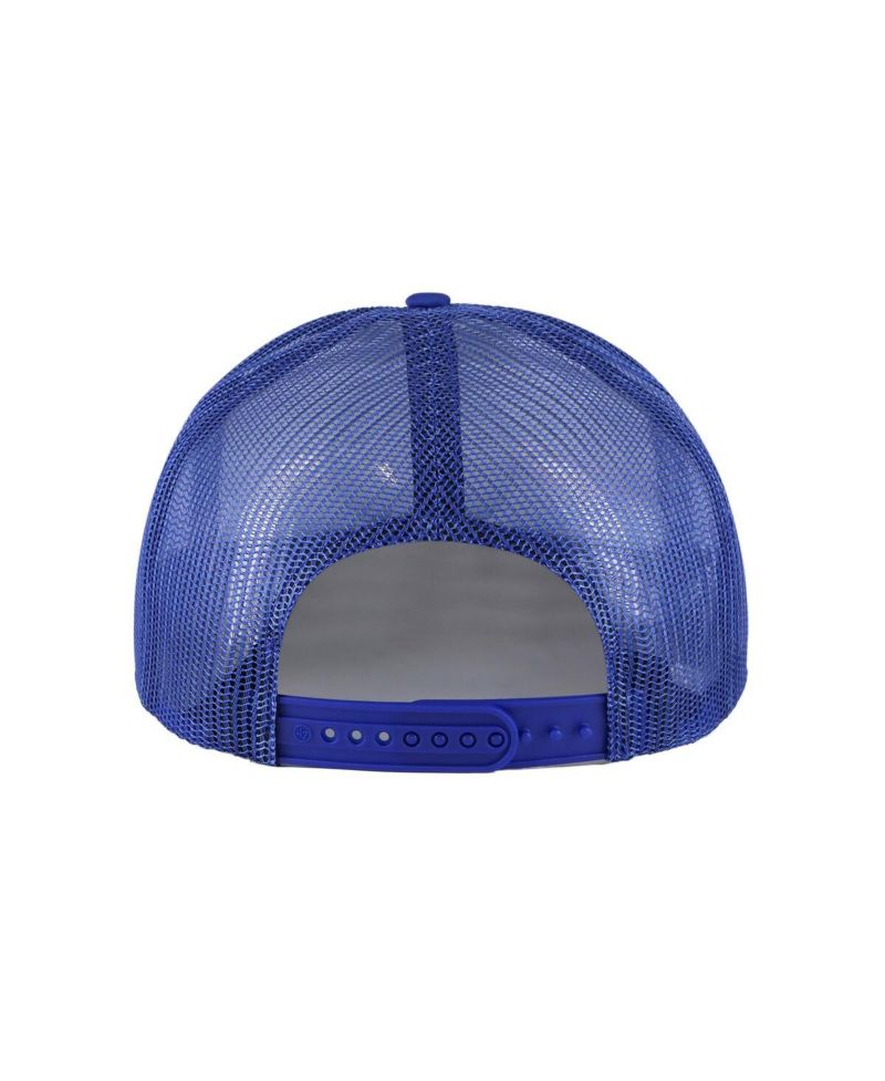Men's Royal Texas Rangers Lift Off Foam Front Mesh Trucker Adjustable Hat