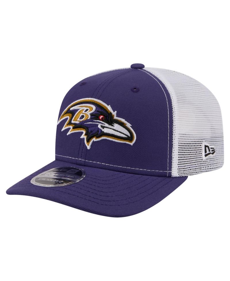 Men's Purple Baltimore Ravens 9SEVENTY Trucker Adjustable Hat