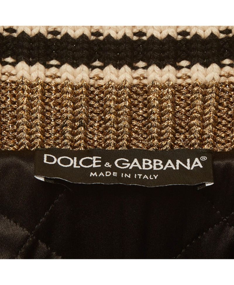 Women's Lurex Knit Trim Gabardine Jacket