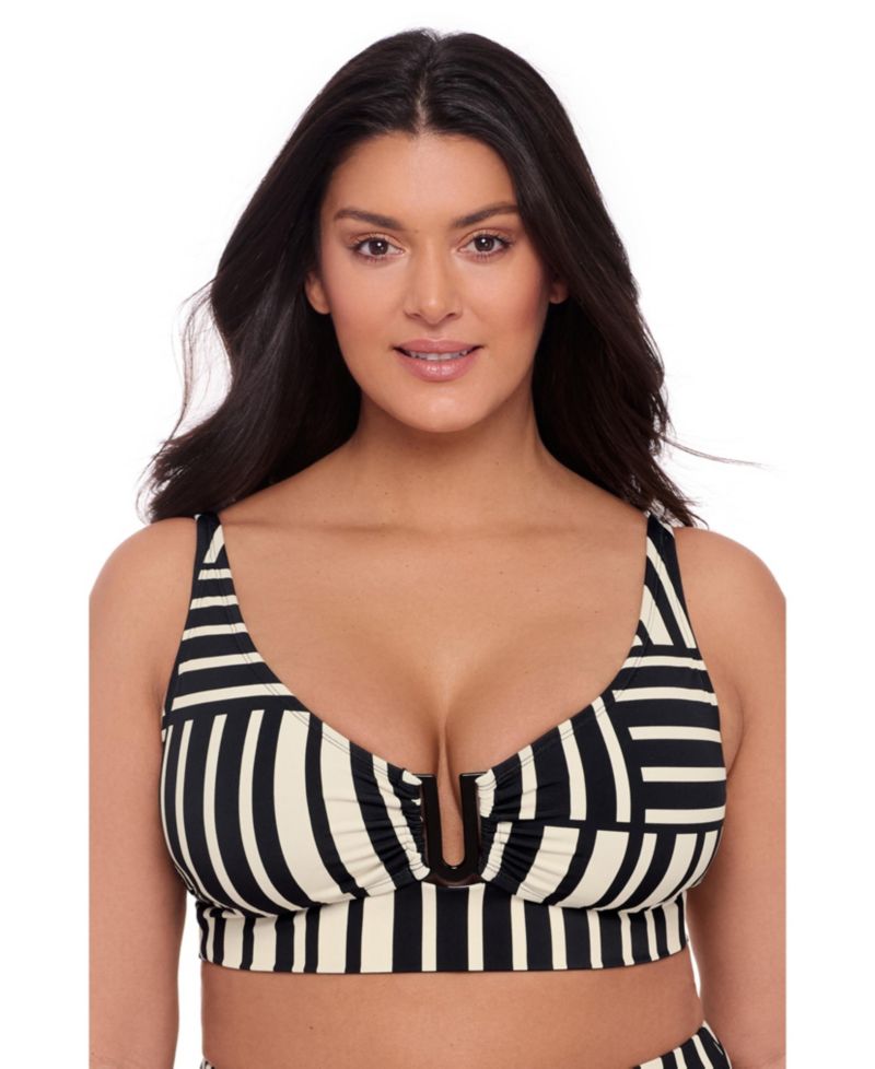 Women's Supportive and Sculpting U-Wire Midkini Swimsuit Top