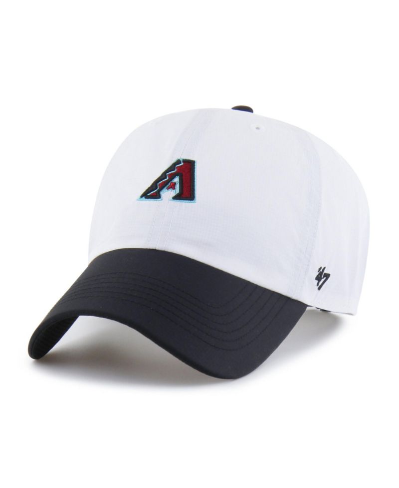 Men's White/Black Arizona Diamondbacks Vista Mini Clean Up Brrr&deg; Adjustable Hat