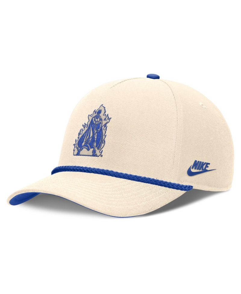 Men's and Women's Natural Duke Blue Devils Legacy Vintage Rope Rise Adjustable Hat
