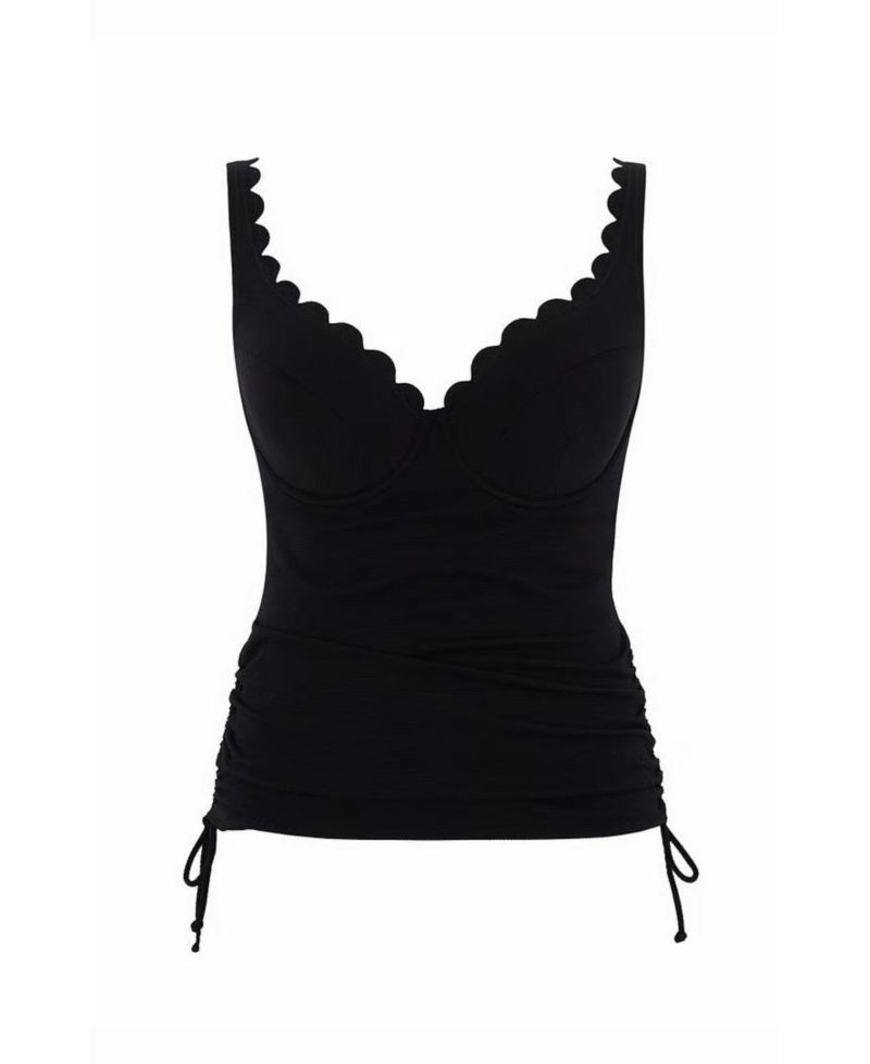 Women's Spirit Selena Underwire Scalloped Plunge Tankini Swim Bra