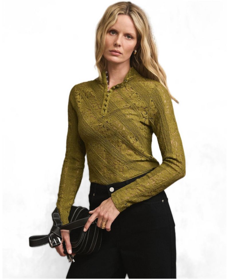 Women's Lace Detail Top