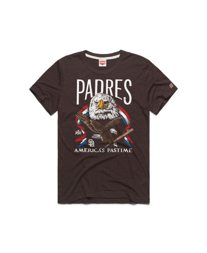 Men's Brown San Diego Padres America's Pastime Tri-Blend T-Shirt