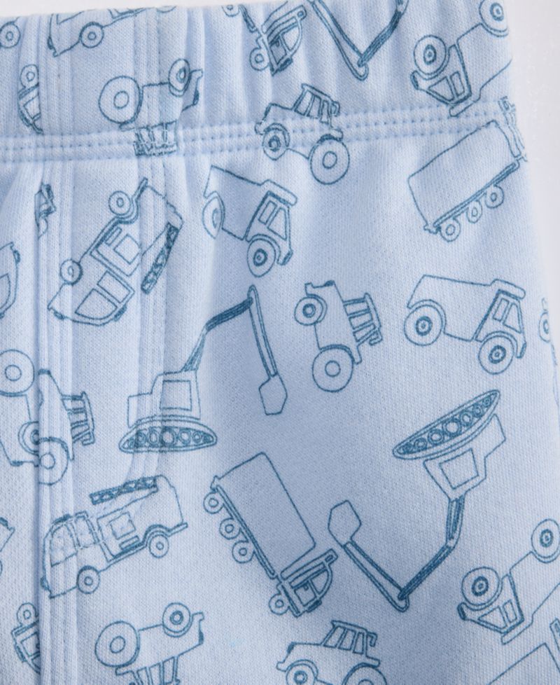 Baby Boys' 3M-24M Mix & Match Construction-Print Jogger Pants