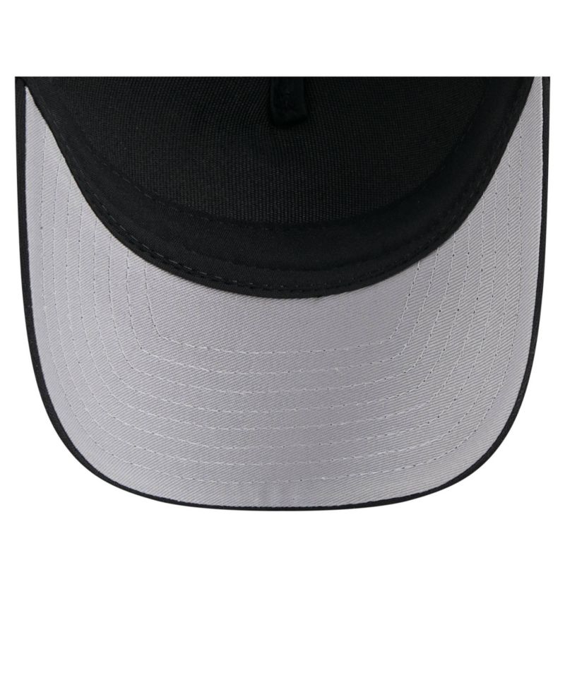 Men's Black Colorado Rockies City Initial 9FORTY A-Frame M-Crown Adjustable Trucker Hat