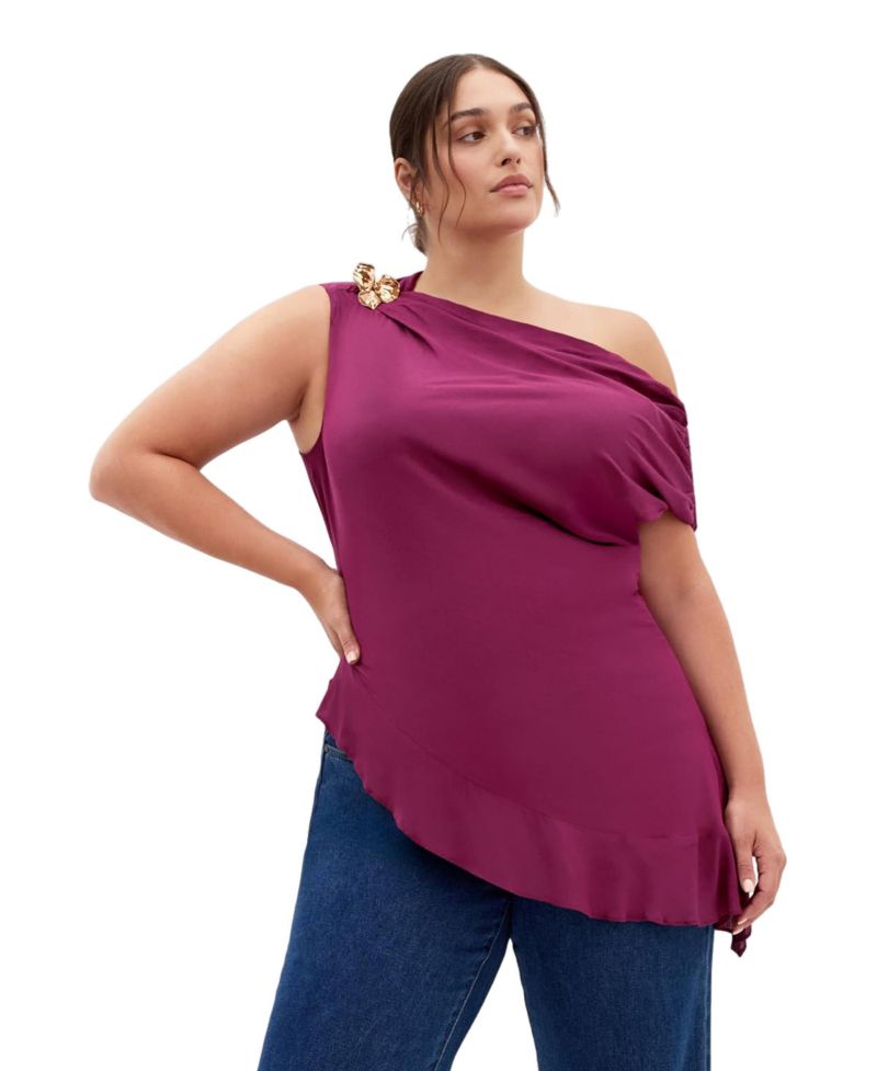 Plus Size Kylie Off Shoulder Top