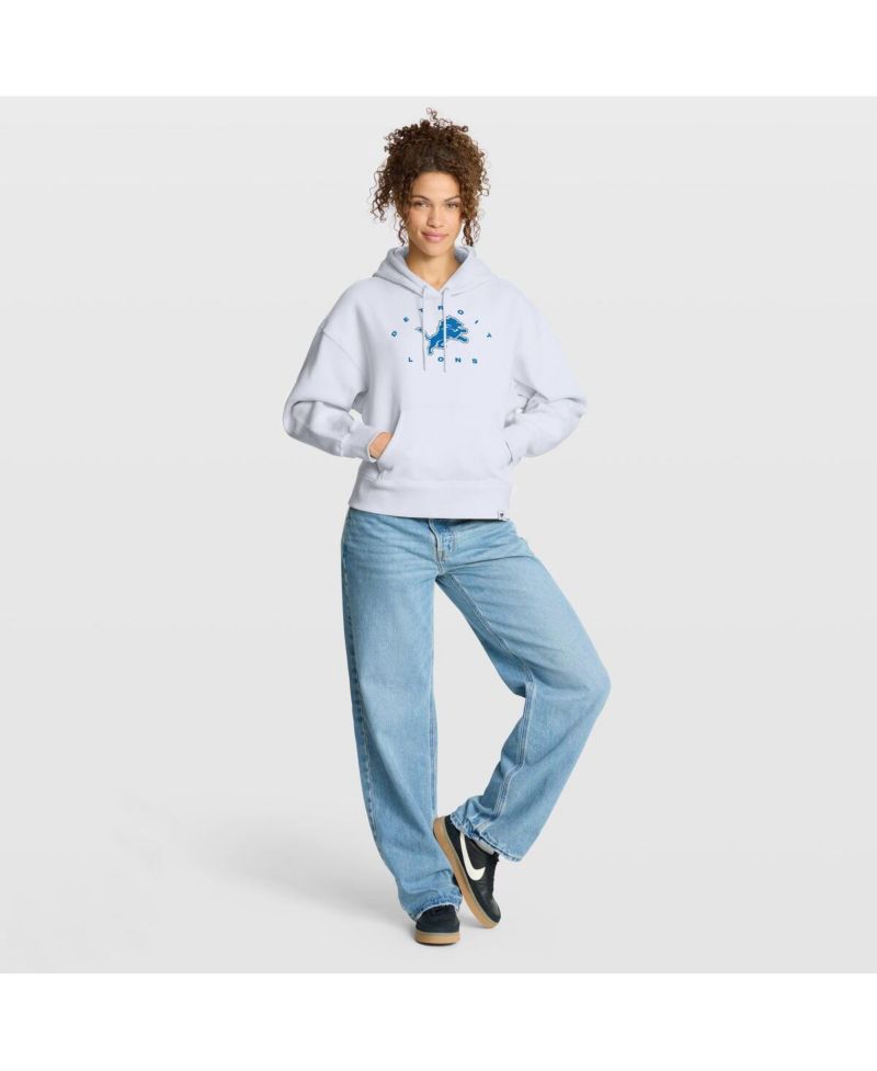 Women's White Detroit Lions Eligible Receiver Legacy Pullover Hoodie