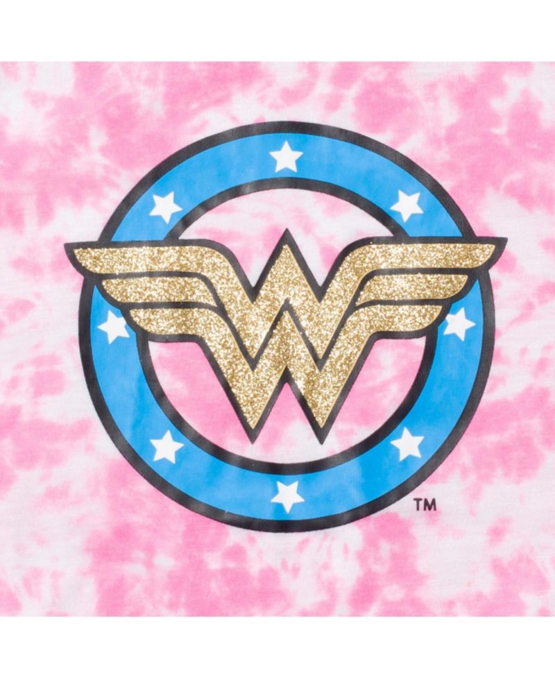 Girls DC Comics Wonder Woman Pajama Shirt and and Pajama Pants Sleep Set
