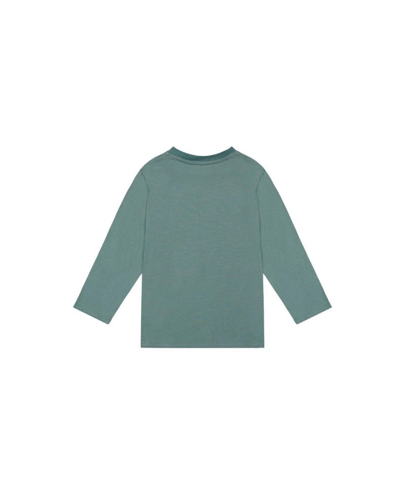 Little Boys 6- 12 Long Sleeve T-Shirt Turquoise