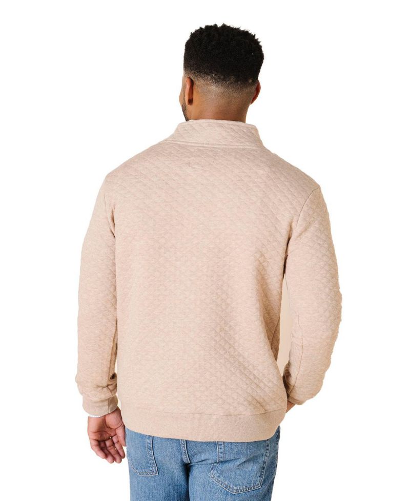 Men's Hope and Henry Quilted Half Zip Pullover