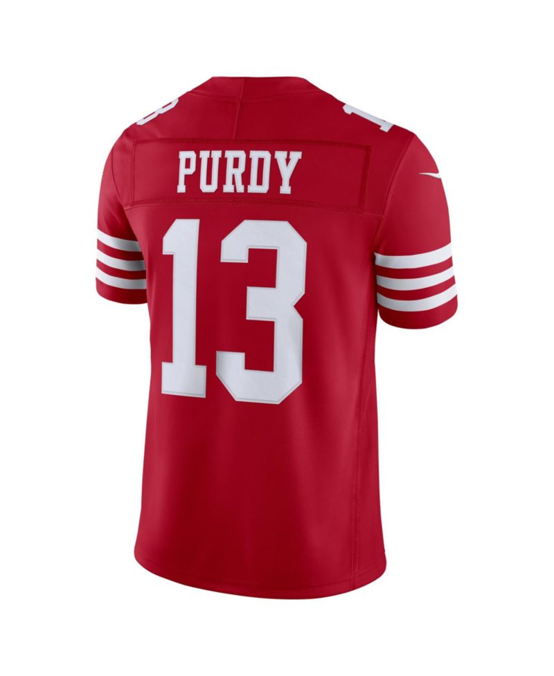 Men's Brock Purdy Scarlet San Francisco 49ers Vapor F.U.S.E. Stitched Limited Jersey