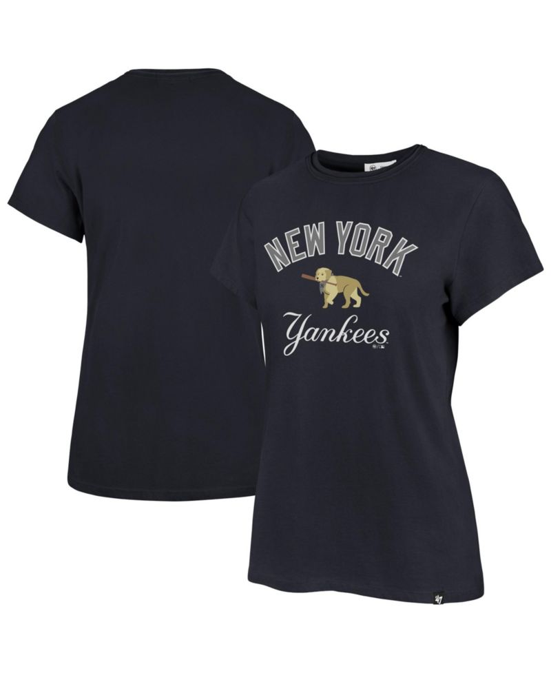 Women's New York Yankees Premier '47 Frankie Tee Short-Sleeve Crewneck Cotton T-Shirt