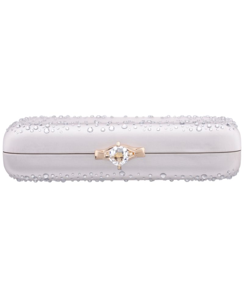 Lindsay Scatter Crystal Minaudiere Small Clutch Handbag